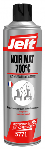 Peinture Noir Haute Température (Aérosol 500ml) 