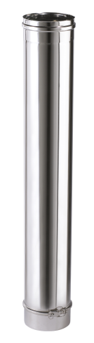 Elément droit Apollo Pellets concentrique Ø130/200 et Ø150/200