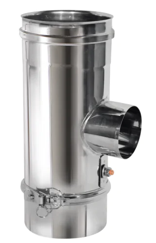 3CEp shunt - té 93 inox 316 4/10 avec joint réduit 80 Ø130
