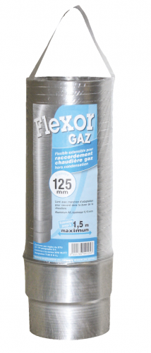 Conduit de raccordement flexible Flexor Gaz avec raccord