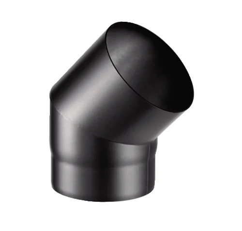 Coude raccordement acier peint 2mm